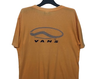 Vintage VANS off the Wall T-shirt Size S Big Logo