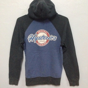 HYSTERIC GLAMOUR Sweatshirt Big Logo Hoodie Zipper
