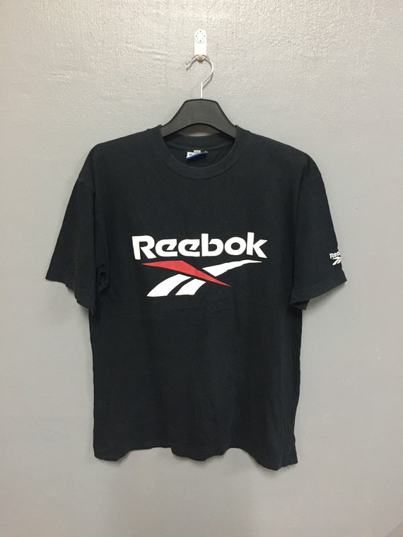 Vintage REEBOK T Shirt Big Logo MA Size 