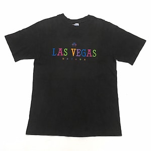 Camiseta vintage de Las Vegas, Nevada, fabricada en EE. UU., talla mediana.