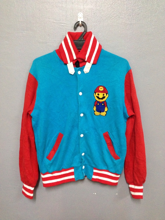Rare SUPER MARIO Varsity Jacket Full 