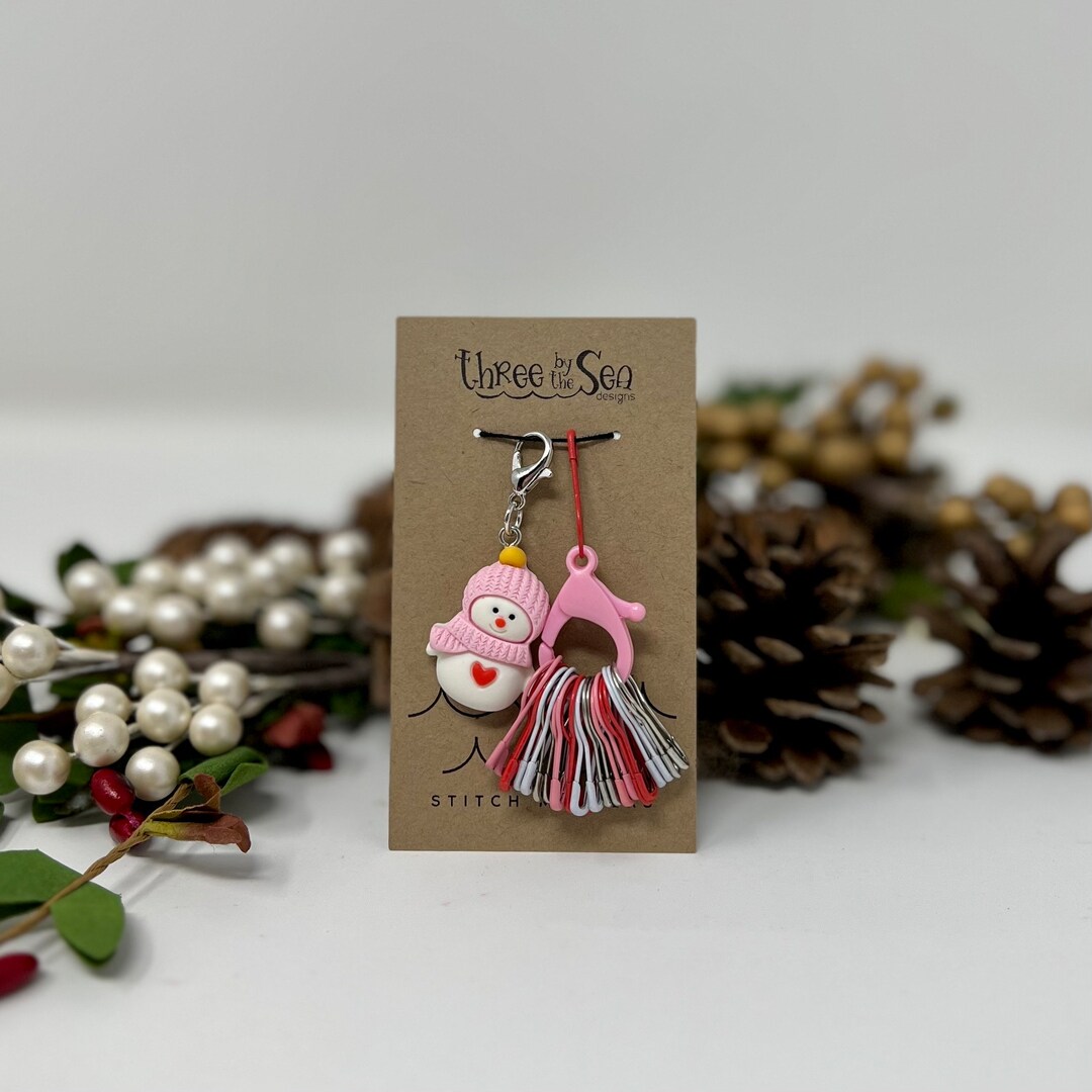 Stitch Markers PEPPERMINT FREEZE Set of 24 Lightbulb Markers Etsy