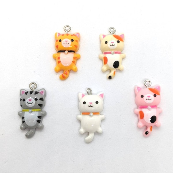 CATS, Single Charm, Cat Stitch Marker, Summer Knitting, Animal Stitch Markers, Cat Progress Keeper, Gift for Knitter, Kitty Charm