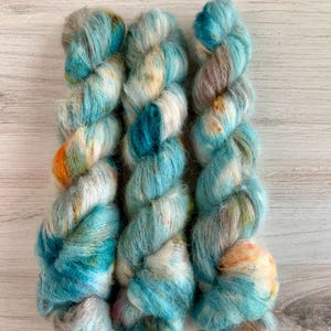 Suri LET&#39;S GET TOGETHER, Hand-Dyed Yarn, Lace Weight Yarn, St. Augustine Base, Variegated Yarn, Alpaca Yarn, Silk Blend Yarn, Summer Yarn