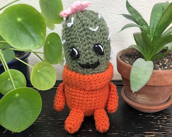 Crochet Cactus Amigurumi Plush Shelf Sitter Plushie Doll Plushy DIGITAL PATTERN