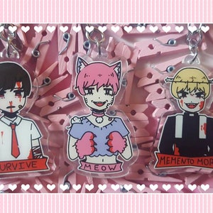 Spookachtige Anime Sleutelhangers