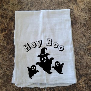 Cute Ghost Halloween Kitchen Towel
