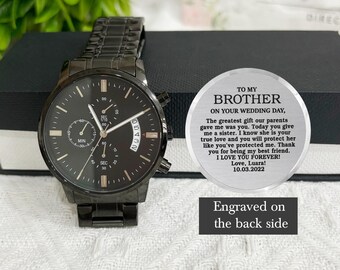 To My Brother on Your Wedding Day, Brother Wedding Gift for
