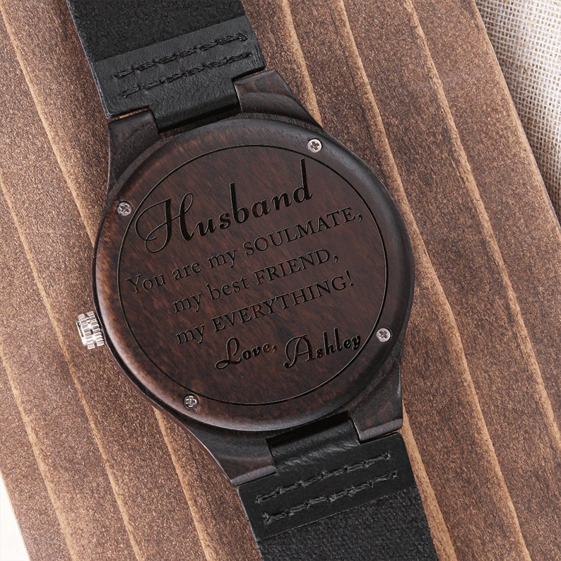 Personalized Engraved Watch for Husband From Wife to My Etsy