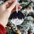 Personalized Star Map Ornament, The Night We Met Ornament, Couple Anniversary Ornament, Night Sky By Date Christmas Ornaments