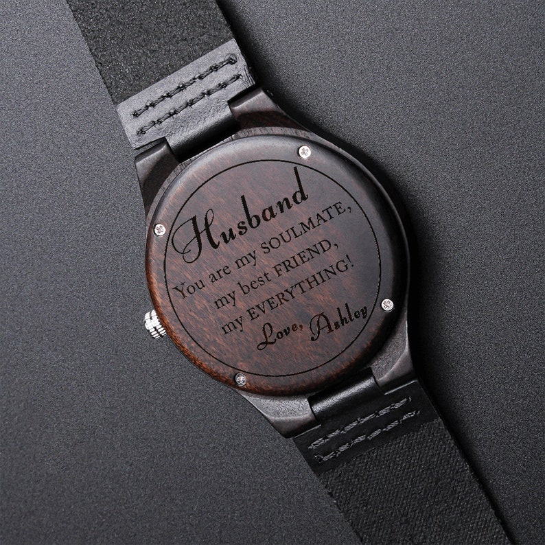 Personalized Engraved Watch for Husband From Wife to My Etsy