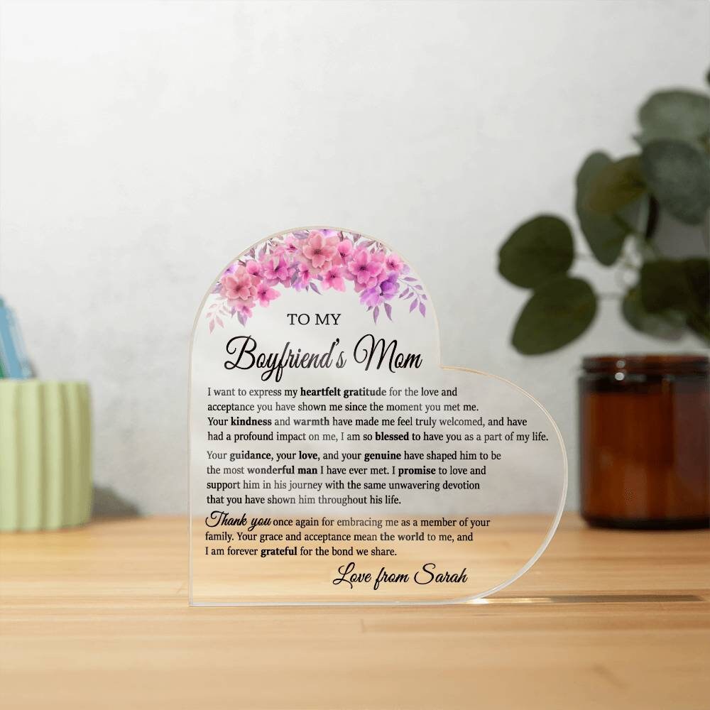 Stainless Steel Wallet Card - Heartfelt Gift For Boyfriend's Mom For Christmas, Birthday & Mother's Day