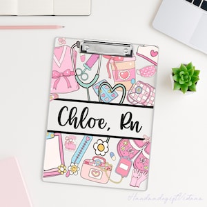 Personalized Nurse Clipboard, Nurse Gift, RN NICU Nurse School Clipboard, Doctor Hospital Clipboard, New Nurse Gift, Nurse Appreciation Gift