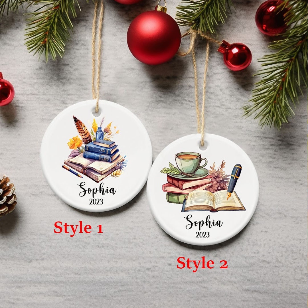 Writer Christmas Ornament 