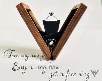 Small Engagement Ring Box Near Me - Small Ring Holder Box