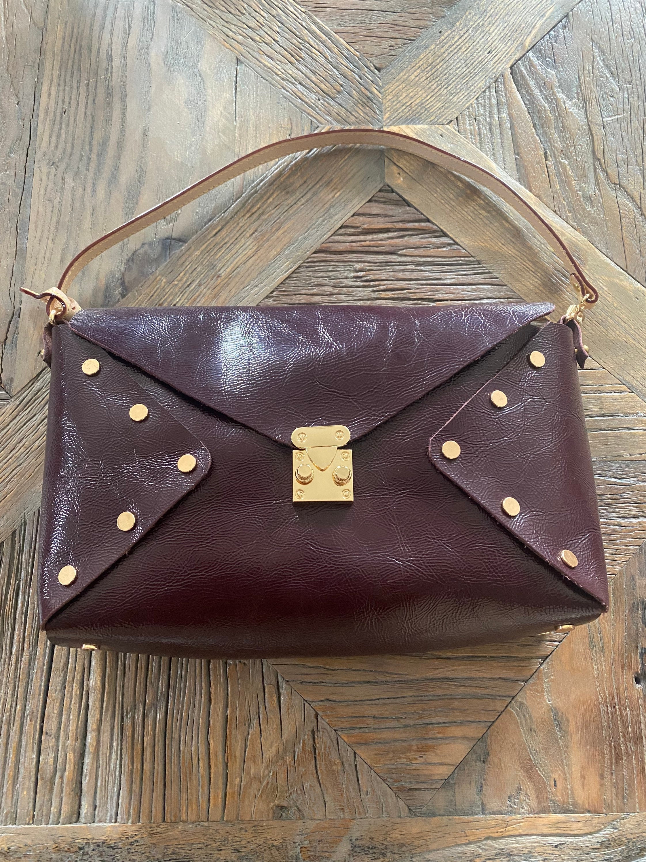 Buy Rare Luxury Croc Bag Burgundy Color Genuine Leather Bag Online in India  