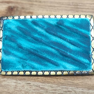 Turquoise Belt Buckle, Belt Buckle For Men, Leather Belt Brass Buckle, Womens Belt Buckle, Leather Belt Buckle, Rectangle Belt Buckle