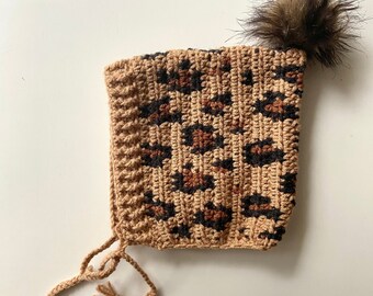 The Luxe Leopard Bonnet - Crochet Pattern