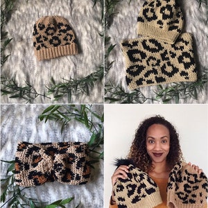 Luxe Leopard Collection Crochet Pattern Bundle image 1