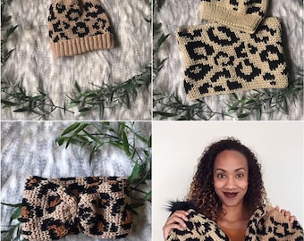 Luxe Leopard Collection - Crochet Pattern Bundle