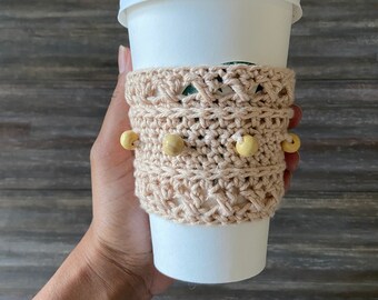 The XOXO Coffee Cup Cozy - Crochet Pattern
