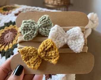 Mini Crochet Bow - PDF Crochet Pattern