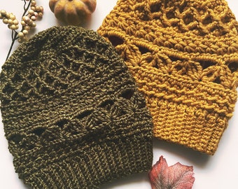 Pineapple and Pine Beanie Pattern