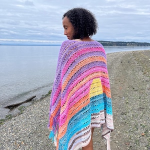 The Summer Nights Ruana - Crochet Pattern