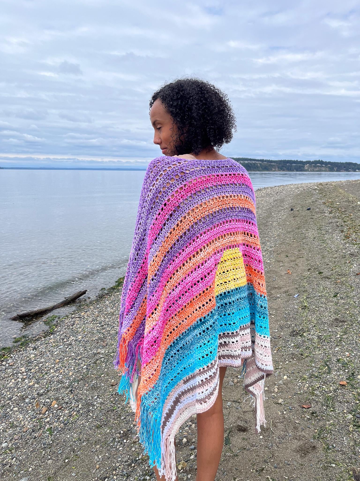 The Summer Nights Ruana - Crochet Pattern - Etsy
