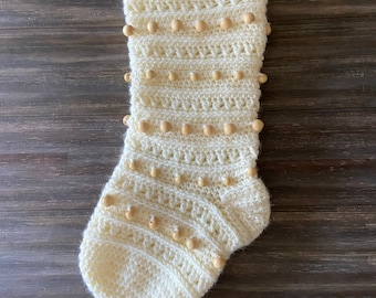 XOXO Stocking Pattern, Digital Crochet Pattern
