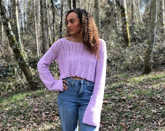 The Willow Crop Sweater Pattern