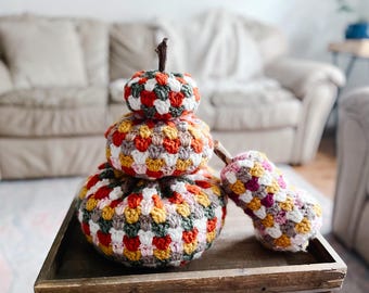 The Granny Stripe Gourds - Crochet Pattern