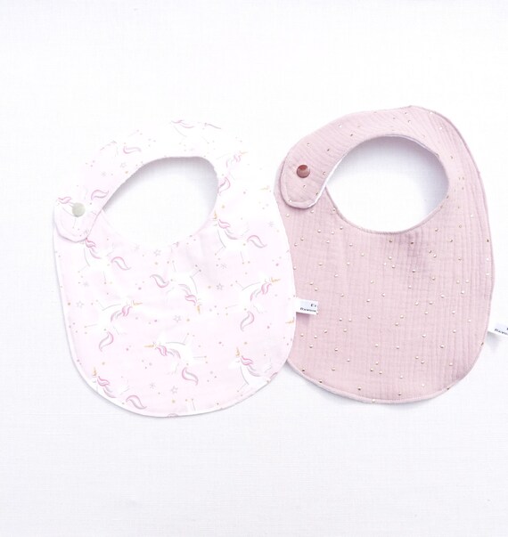 Ensemble De Deux Bavoirs Bebe Fille Naissance Lange Licorne Etsy Ensemble De Deux Bavoirs Bebe Fille Naissance Lange Licorne Etsy