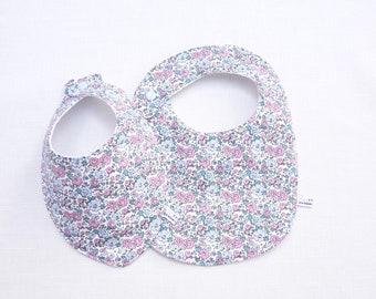 duo bibs 0/24 months "liberty" girl original birth gift Birth list gift