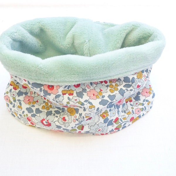 Snood tour de cou caché cou écharpe enfant fille bébé  ou adulte betsy porcelaine  Liberty original