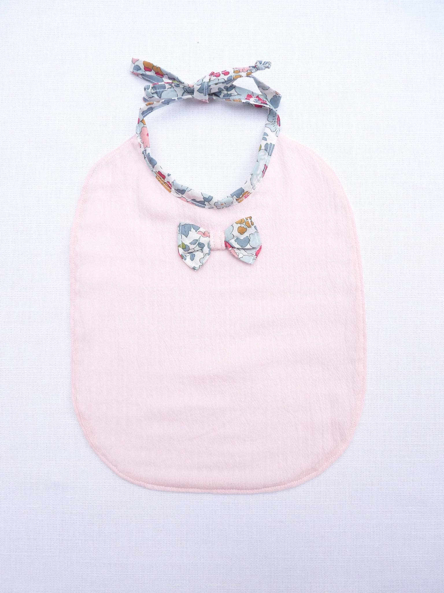 Bavoir Bebe Original Reversible 0 24 Mois Betsy Porcelaine Etsy