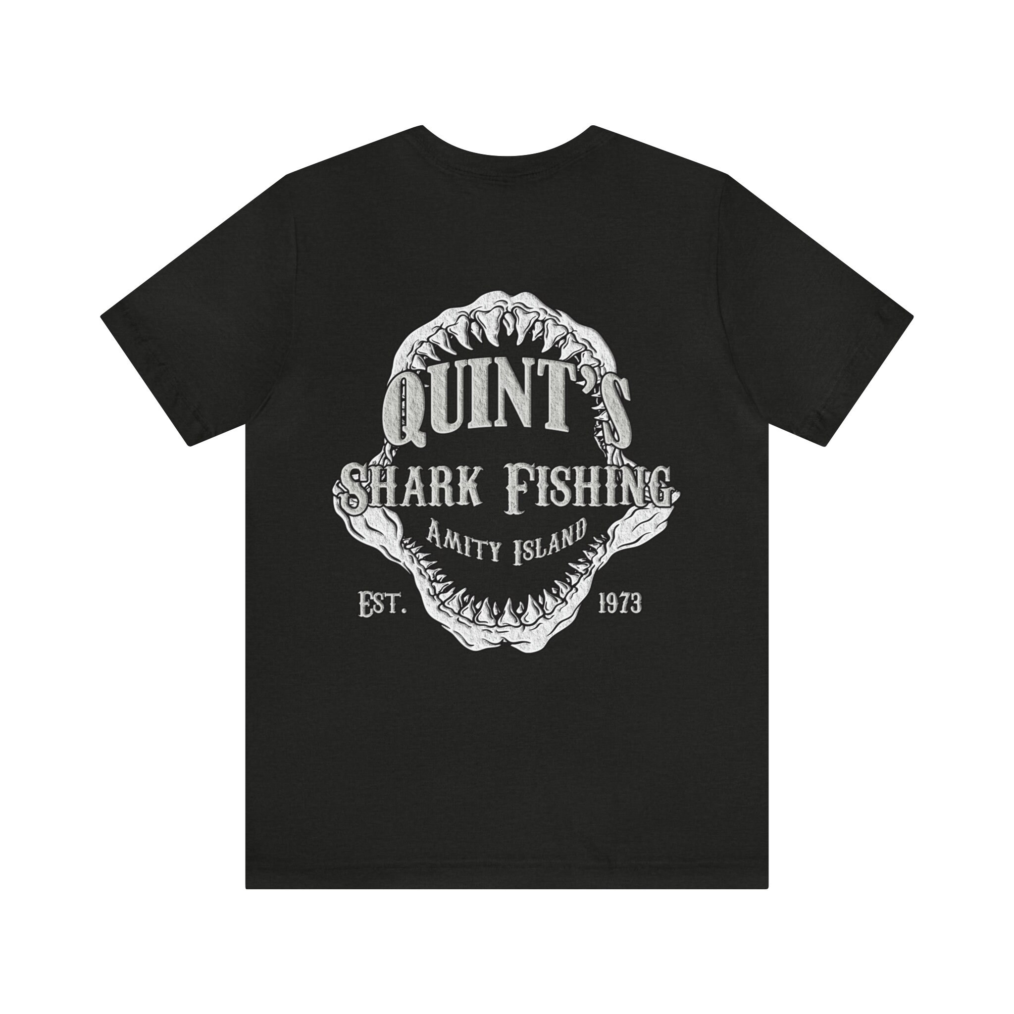 Quint's Shark Fishing Amity Island Jaws Unisex Jersey Short Sleeve Tee