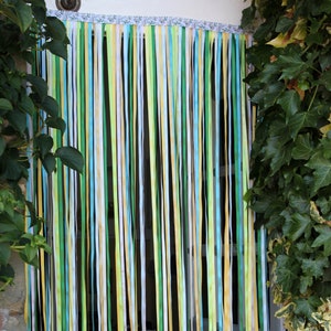 Ribbon Curtain Rainbow Pride Made To Measure Door Curtain Etsy