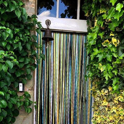Ribbon Curtain/ Fly Curtain. Festival Colours. Made to Etsy