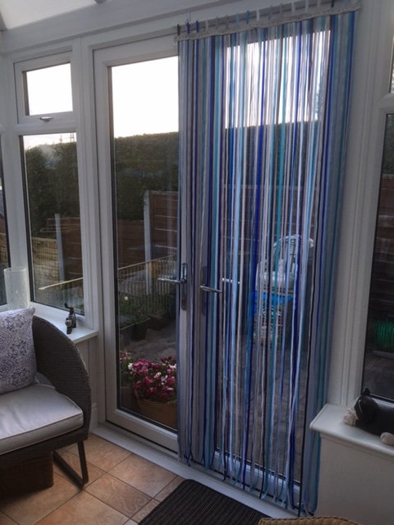 Ribbon Curtain /fly Curtain/door Curtain Cornish Sea Spray Made to