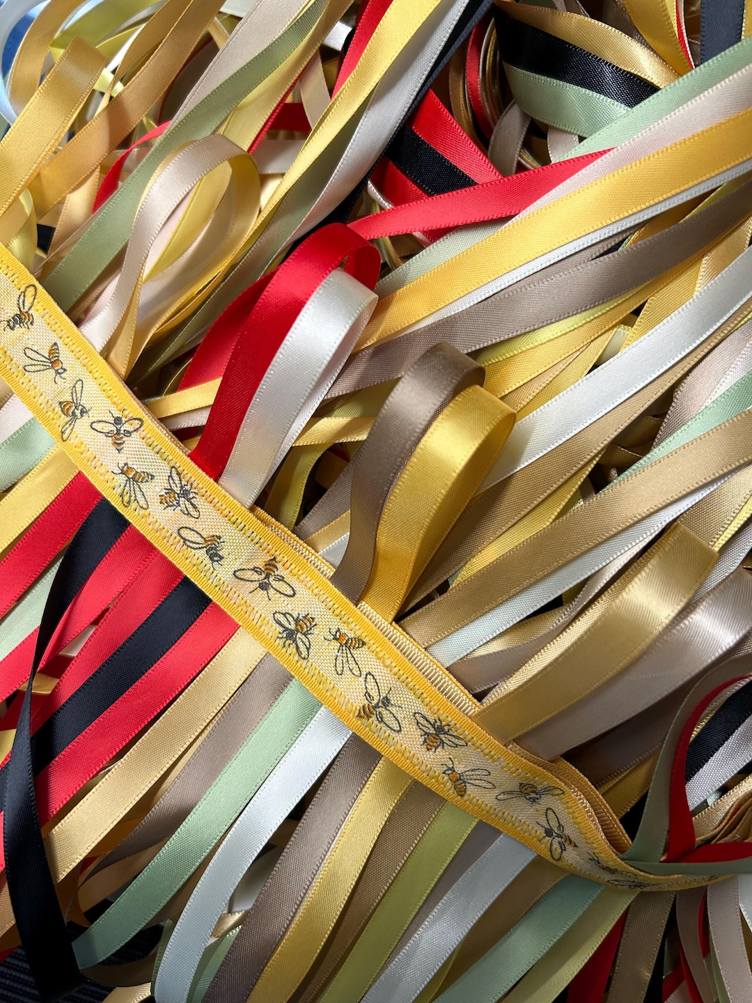 Summer Poppy Ribbon Curtain: Custom Made Fly Screen - Etsy