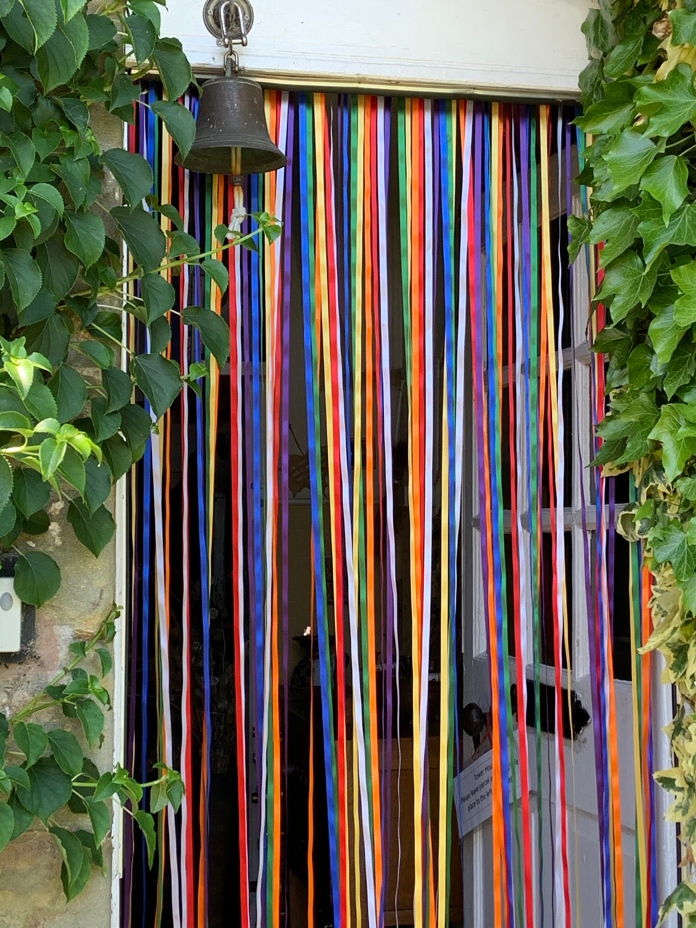 Ribbon Curtain Rainbow Pride Made to Measure Door Curtain Etsy