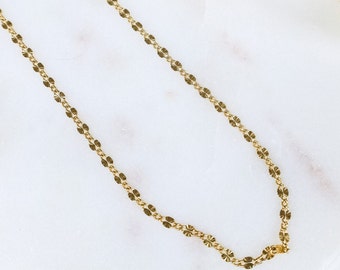 Simple choker | Delicate layering necklace | 14K Gold filled chain | starburst chain | gold layering chain | Dainty everyday jewelry