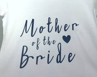 Mother of Bride T-shirt | Mother of Groom T-shirt | Wedding T Shirt | Bridal Party Shirt