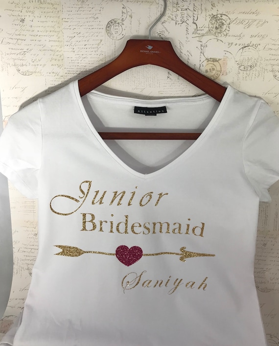 junior bridesmaid shirt