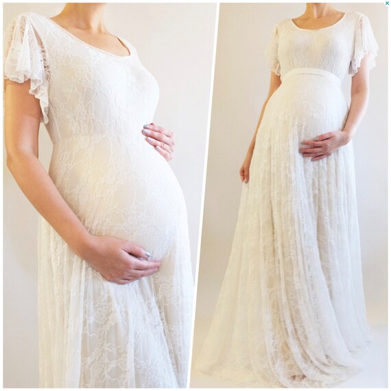 Alice Boho Maternity Dress For Wedding Maternity Gown Dress Etsy