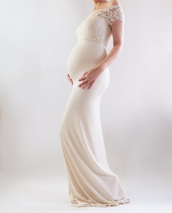 Aviva Fitted Lace Dress For Baby Shower Con Photoshoot Photo Formal Bridesmaid Gown 50