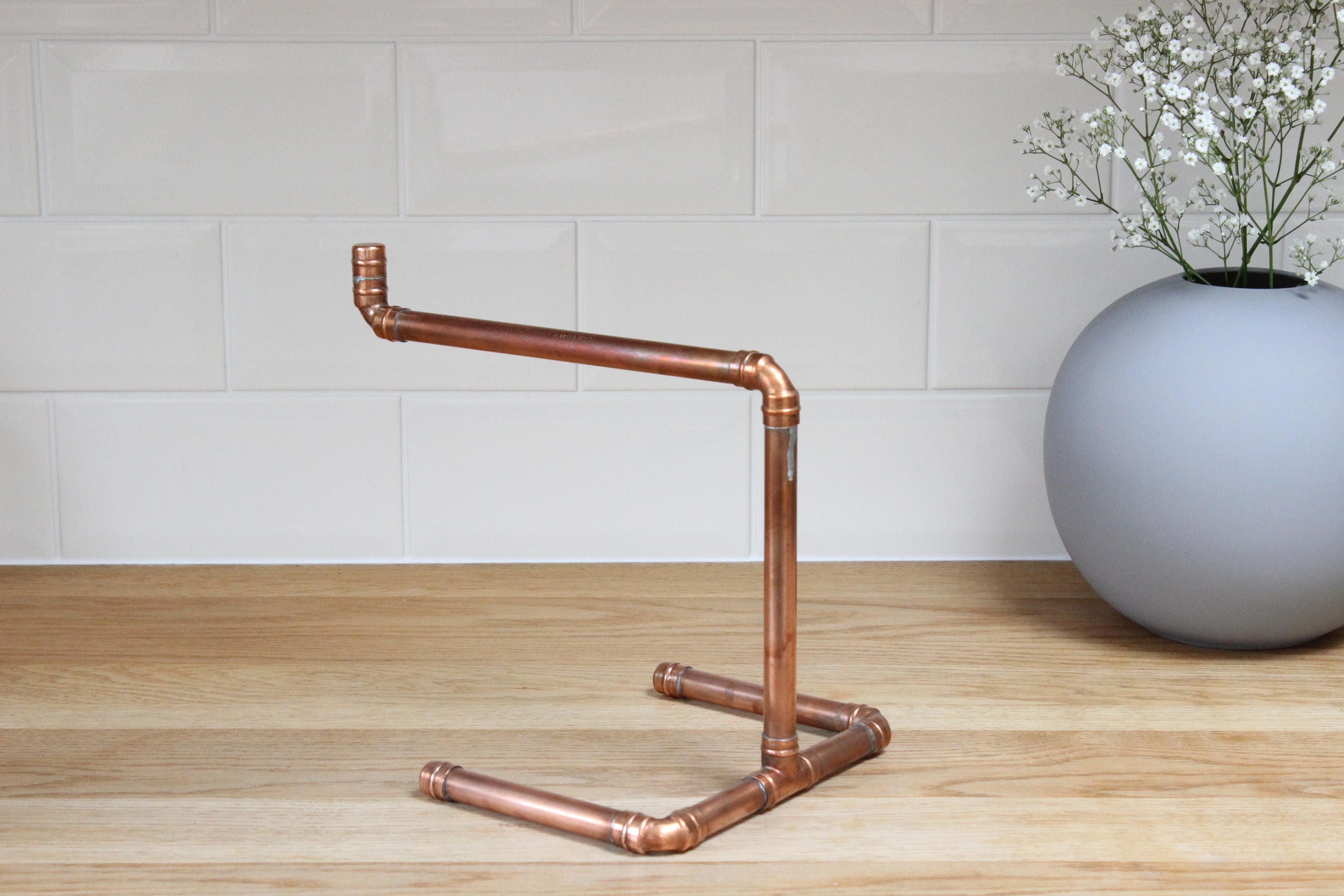 Copper Kitchen Towel Holder Kitchen Roll Holder Copper Etsy UK