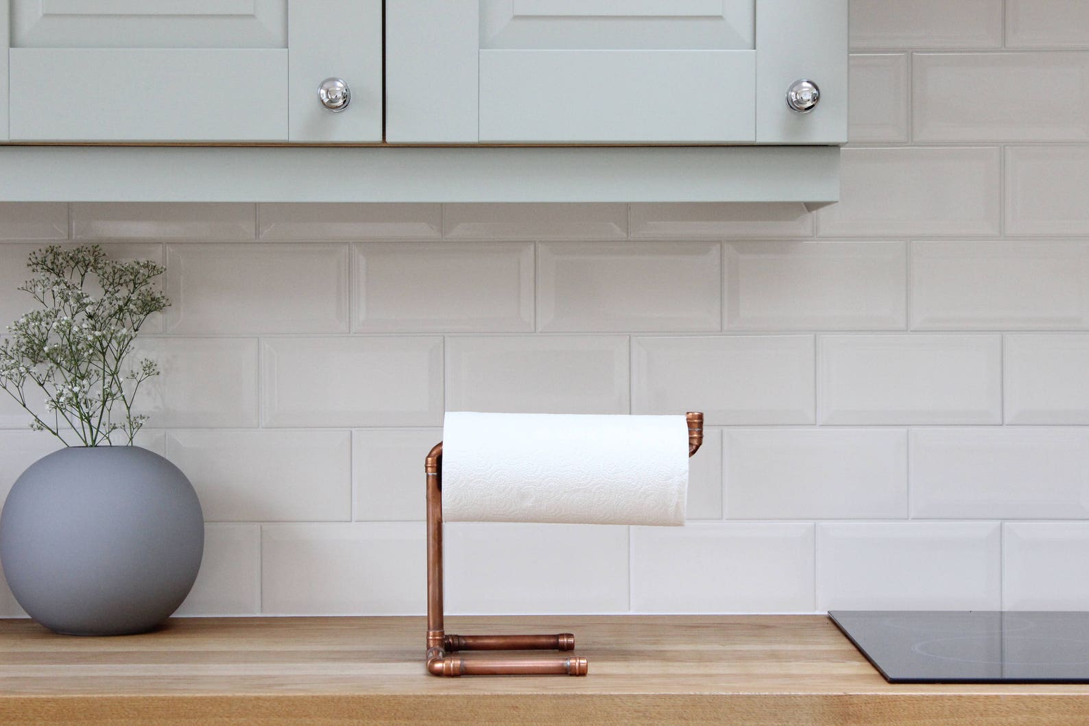 Copper Kitchen Towel Holder Kitchen Roll Holder Copper Etsy UK