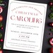Christmas Carol Party Invite, Christmas Caroling Invitation, Xmas Choir, Printable Winter ...